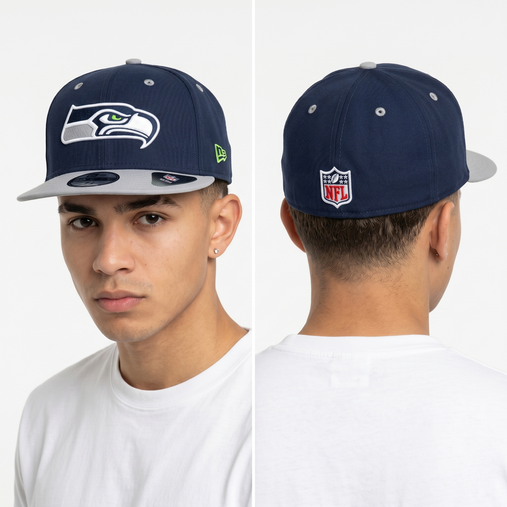 Thrifted Seattle Seahawks NFL Cap | New Era Fitted 7 1/4
