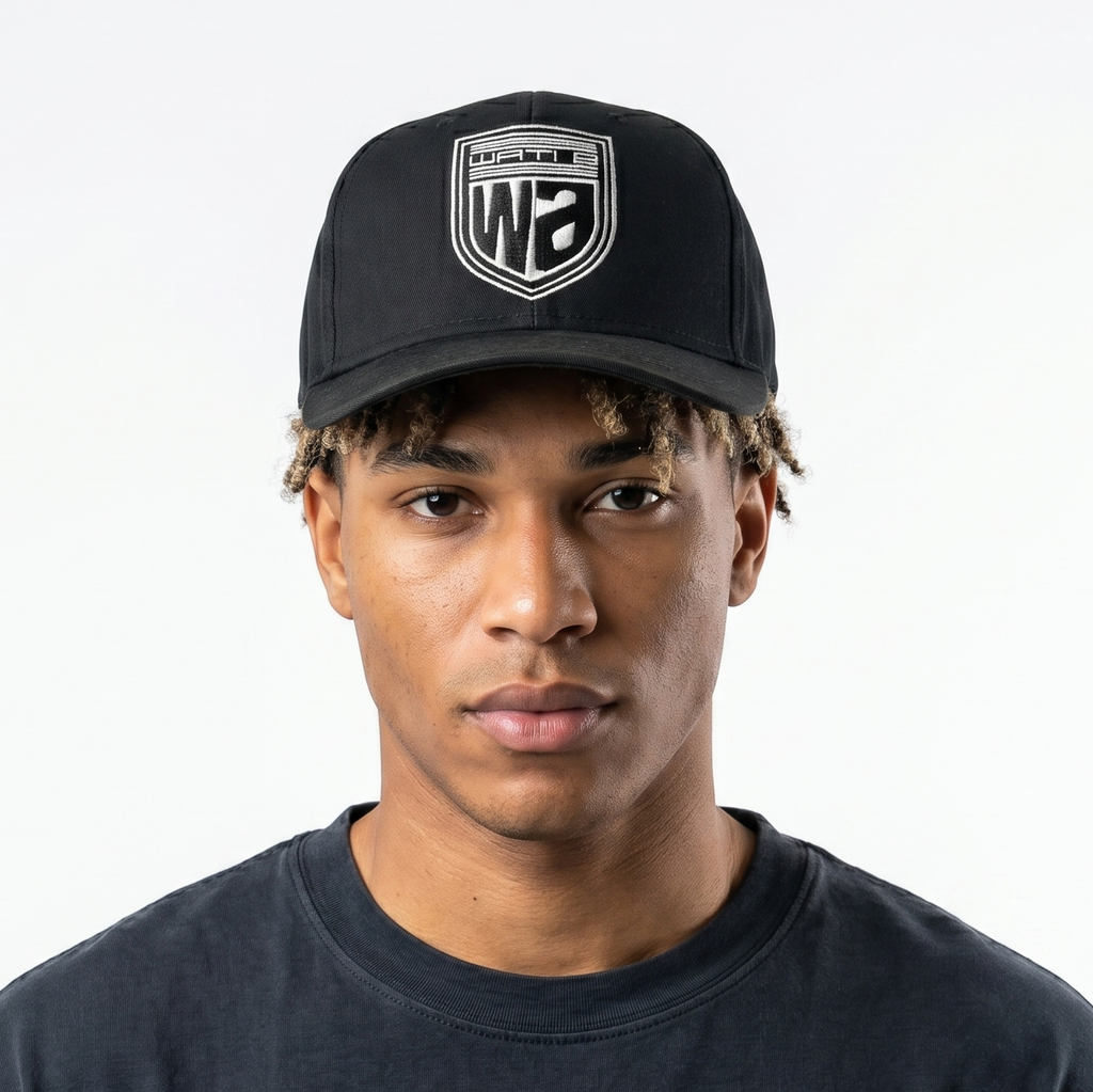 Thrifted Wati B Hip Hop Streetwear Cap | Black & White Snapback