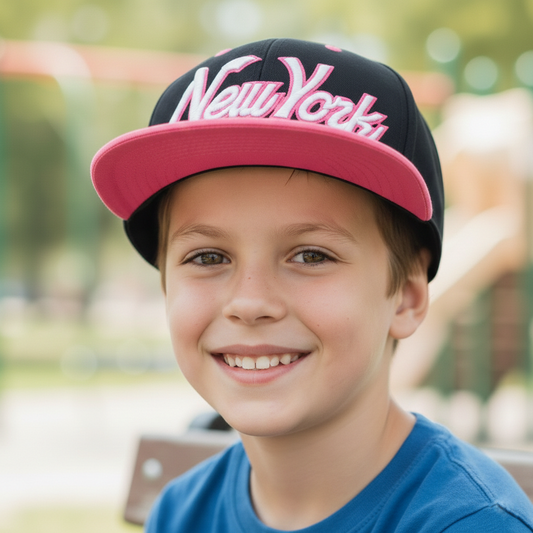 Vintage Style New York Embroidered Thrifted Snapback