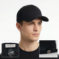 Chapter Eight Solid Black Baseball Thrifted Cap - Minimalist Korean Streetwear Hat