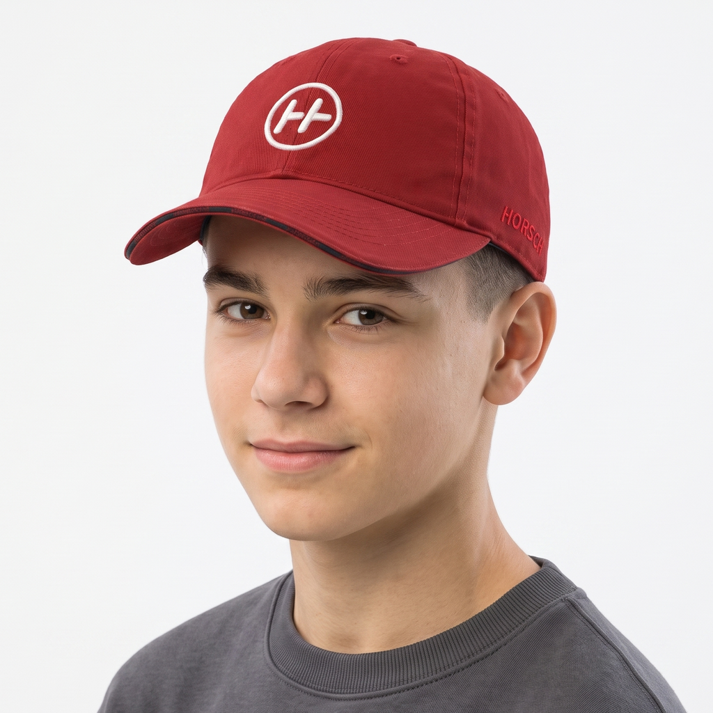 Thrifted Horsch German Machinery Red Cotton Baseball Cap