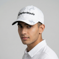 TaylorMade Signed Performance Golf Thrifted Cap - White Athlete Autographed
