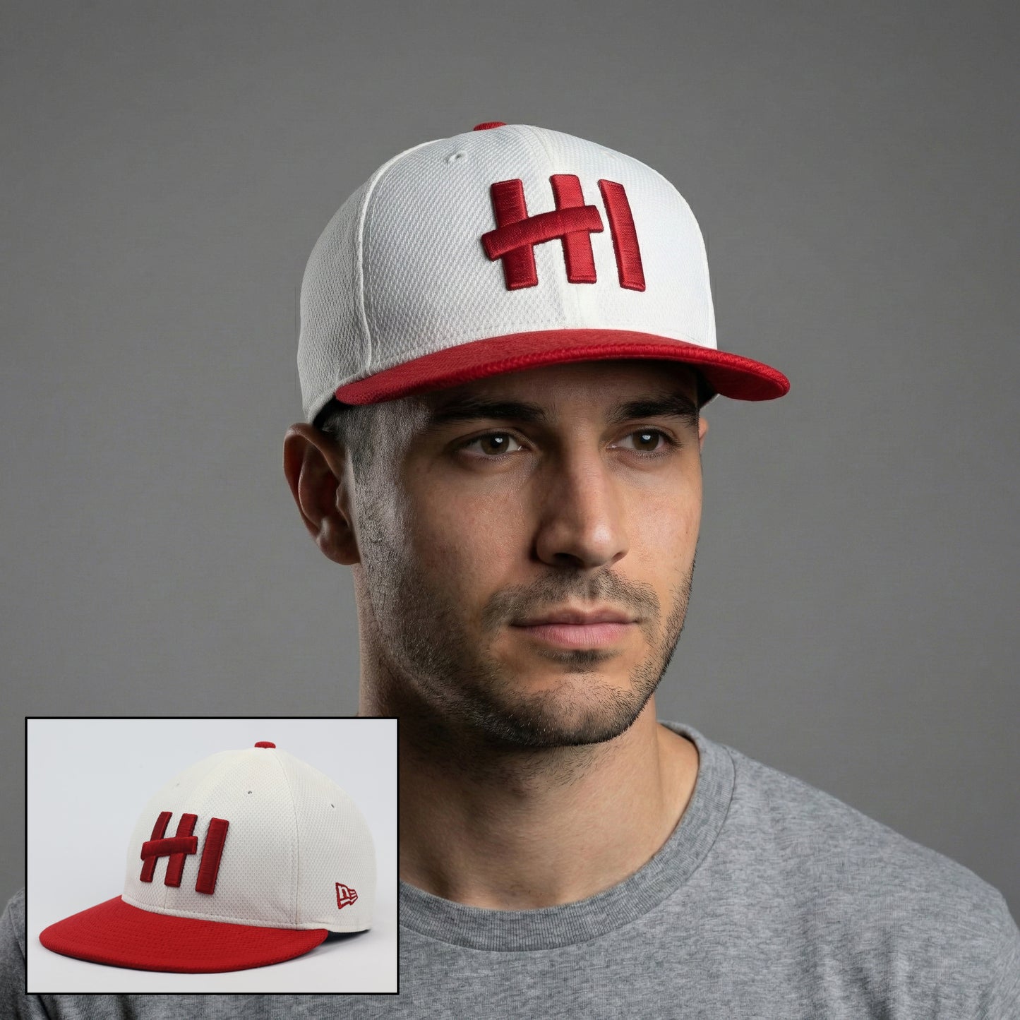 Vintage New Era 9FIFTY Snapback Thrifted Cap - Classic Black & White