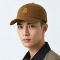 "Bad Ideas Club" Embroidered Brown Dad Hat - Cropp Accessories Cap
