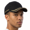Thrifted Königseer Privat Brauerei Black Baseball Cap | Gold Embroidered Hat