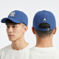 Thrifted NY Yankees '47 Clean Up Cap | Matte Black Embroidered