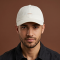 Minimalist Cream Umbro Strapback Baseball Thrifted Cap
