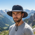 Thrifted Outdoor Safari Sun Hat | Navy Blue | Size 57cm
