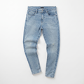 Thrifted Uniqlo Jeans Light Wash Distressed Denim Waist: 30 inches/ J1100