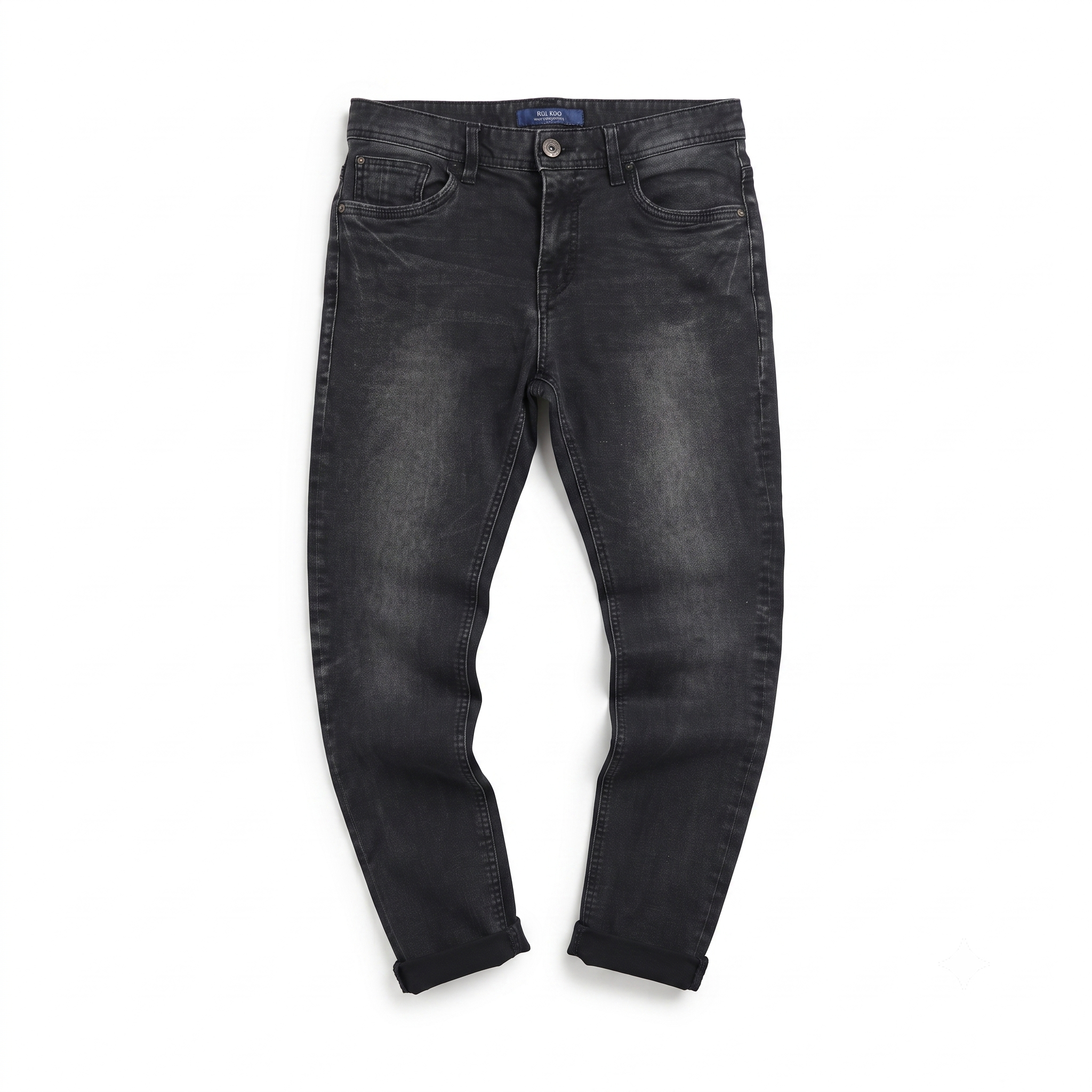 Thrifted Get Used New York Men's Dark Wash Jeans - 32 Inch Waist/ J1027