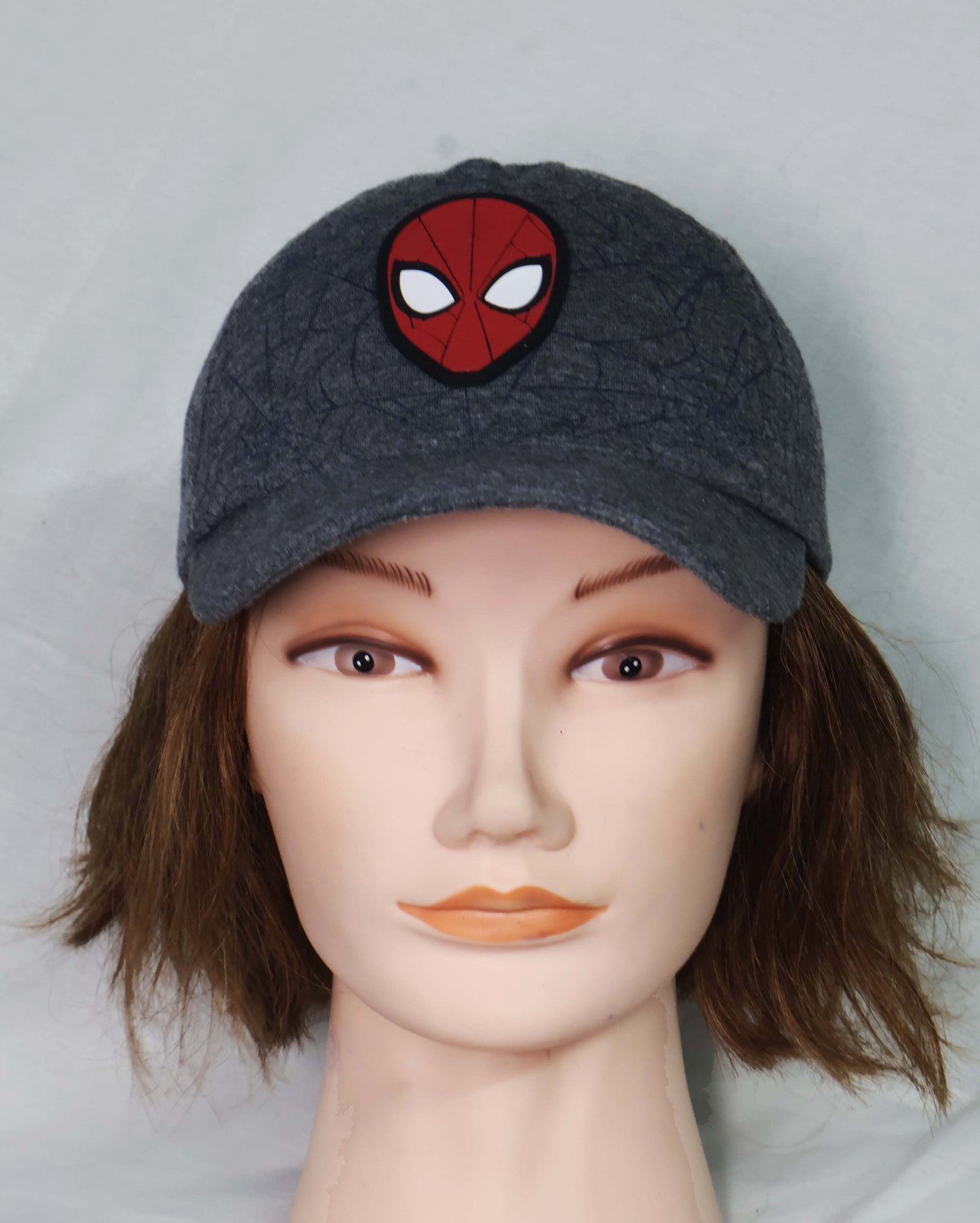 Marvel Spider-Man Web Design Grey Cap for Men – Adjustable Snapback