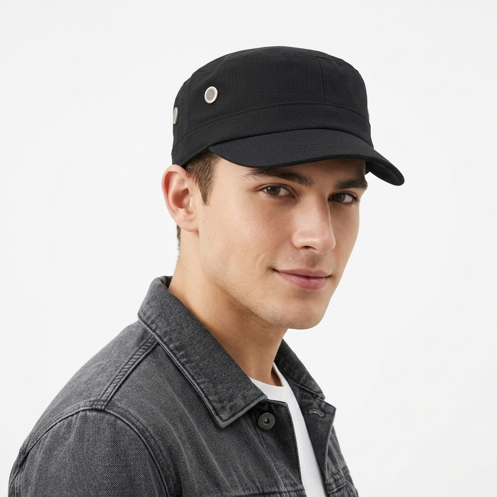 Vintage Cap Too Grand Prix Military Cadet Hat