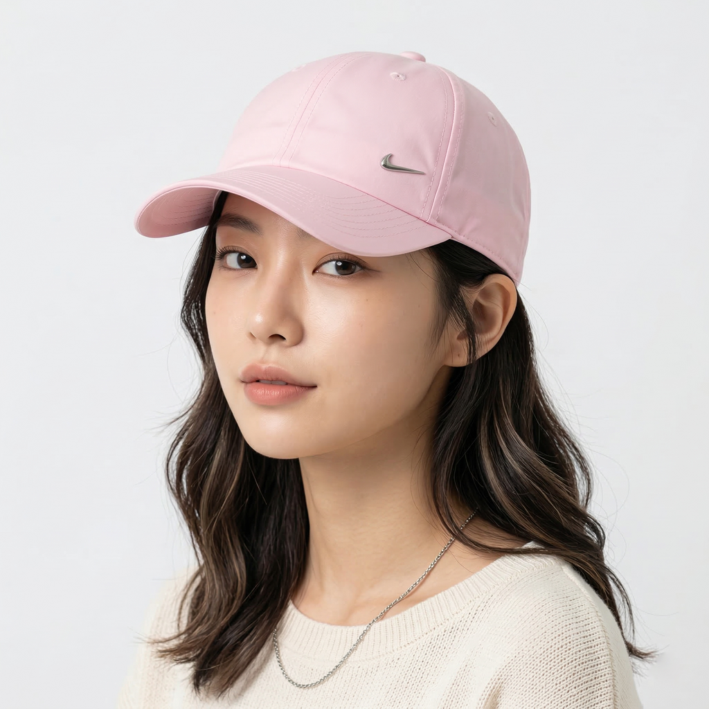 Nike Heritage86 Metal Swoosh Adjustable Thrifted Cap - Pastel Pink
