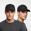 Marco Polo Embroidered Spellout Logo Black Baseball Thrifted Cap