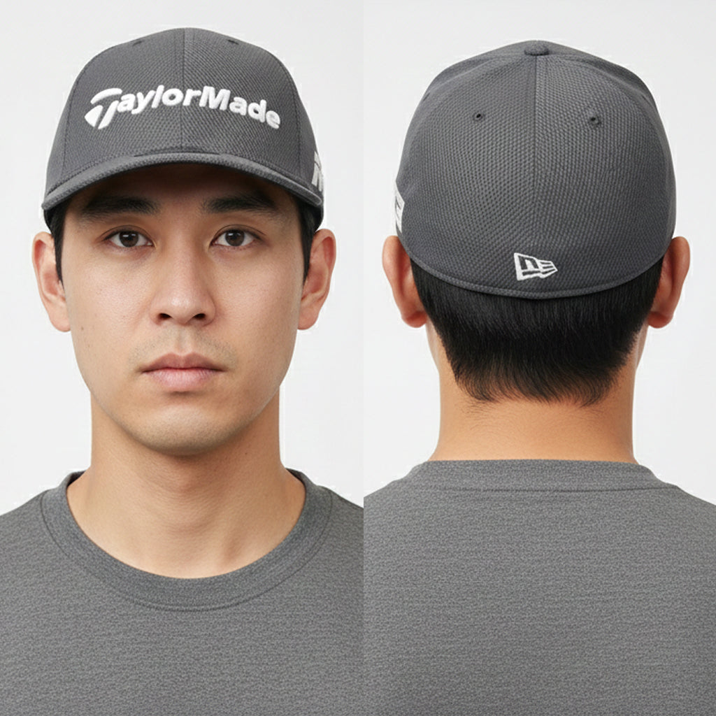 TaylorMade M3 M4 Tour Authentic Golf Thrifted Fitted Cap | New Era 39THIRTY Stretch Fit