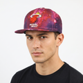 Miami Heat Galaxy Print Snapback Hat Nebula Graphic Cap