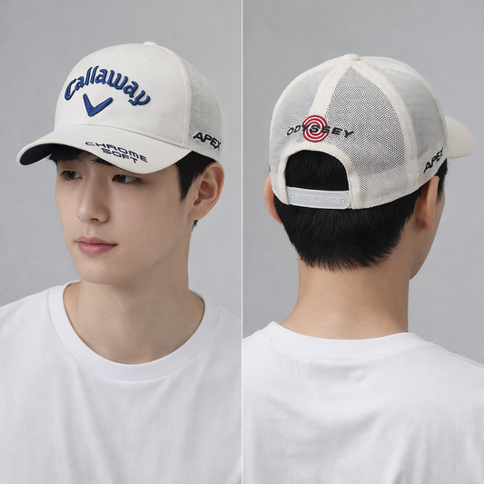 Authentic Callaway Apex Chrome Soft Golf Thrifted Cap - Breathable Mesh Hat