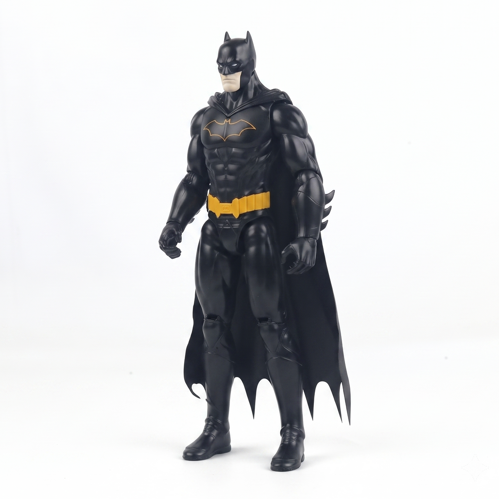 Vintage DC Comics Batman 12-Inch Action Figure | Thrifted Black & Gold Collectible