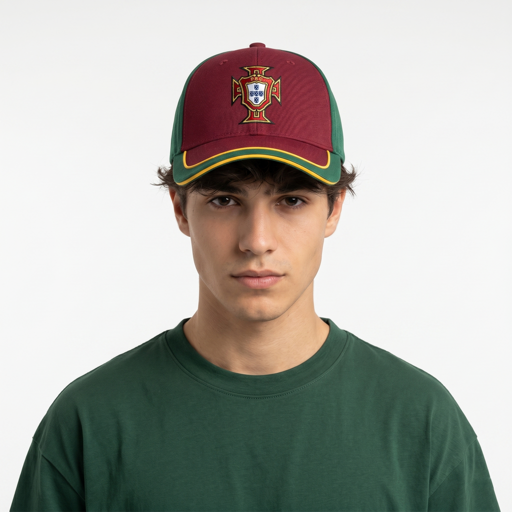 Thrifted MSA Portugal National Team Crest Soccer Cap