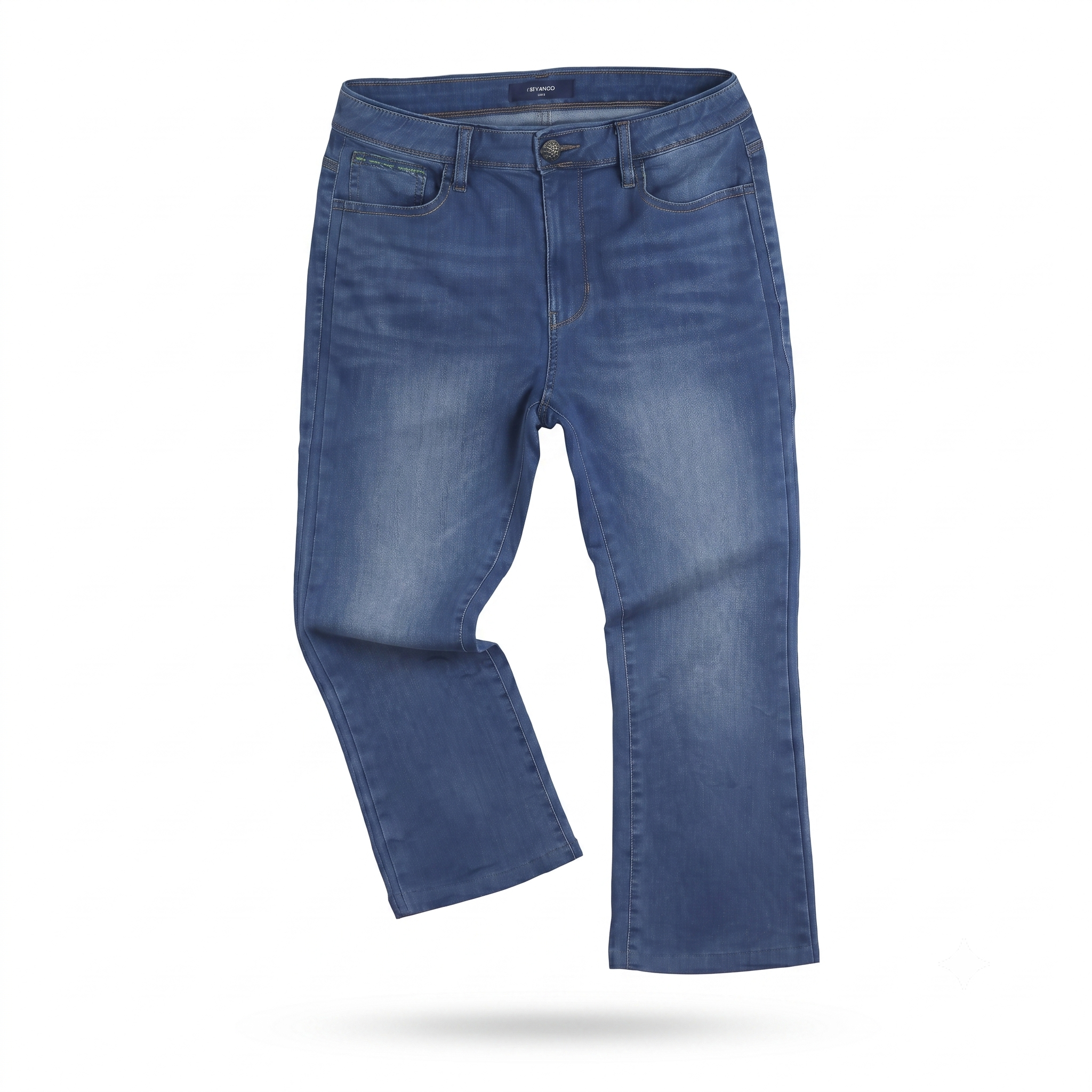 Thrifted Respiro Men's Blue Flare Bootcut Jeans 32 Waist/ J1029
