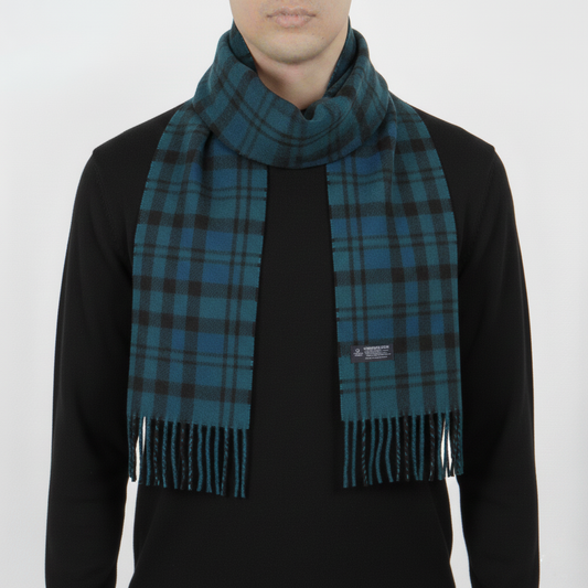 Classic Black & Blue check Neck Warmer - Soft & Warm (Unisex)