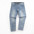 Men's Vintage Style Light Wash Raw Edge Denim 32-34/ J1068