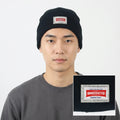 Premium Handcrafted Black Chunky Knit Thrifted Beanie - One Size Adult