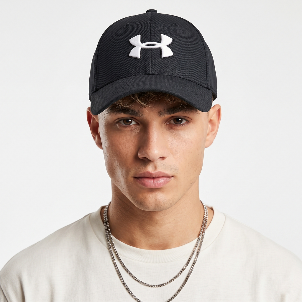 Under Armour Blitzing Black Baseball Cap | Thrifted UA Sport Hat