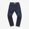 Thrifted Fatalism Men's Deep Indigo Blue Denim Jeans 30 Waist/ J1013