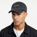 Thrifted Nike Heritage 86 Black Cap | Adjustable Strapback