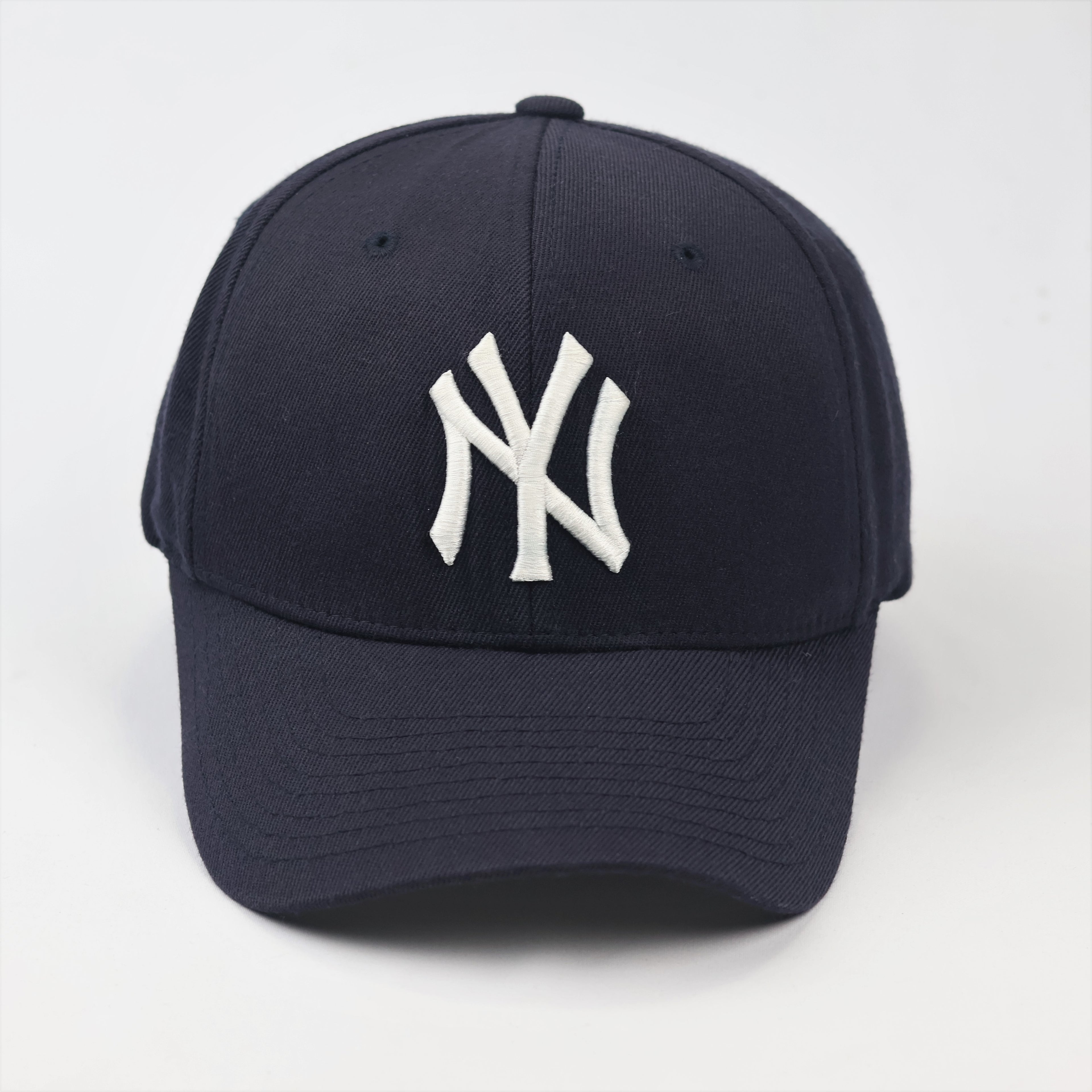 New York Yankees MLB Navy Blue Flexfit Thrifted Baseball Cap