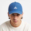 Thrifted Adidas Blue Performance Cap - Size 56-58cm