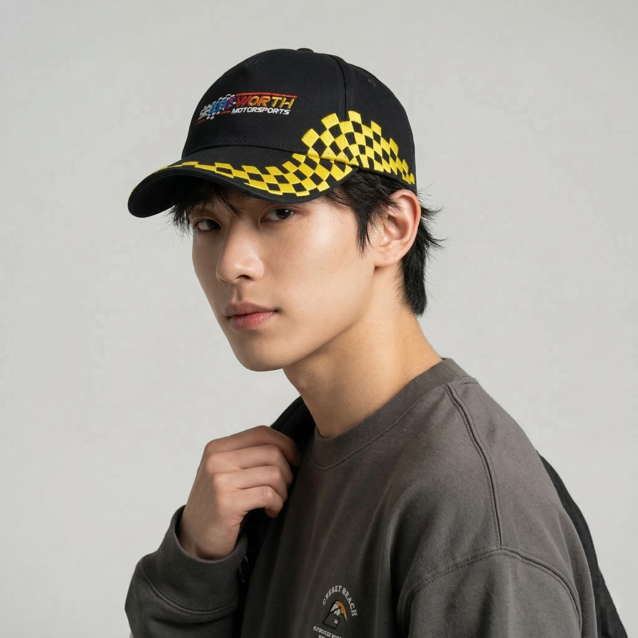 Spedeworth Motorsports Embroidered Thrifted Hat - Beechfield Headwear - One Size