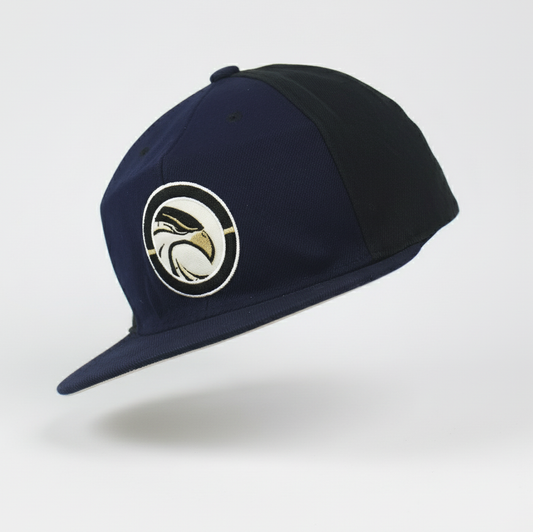 "COOL SPORTS" Eagle '23' Fitted Cap - Navy/Black (Size 58)