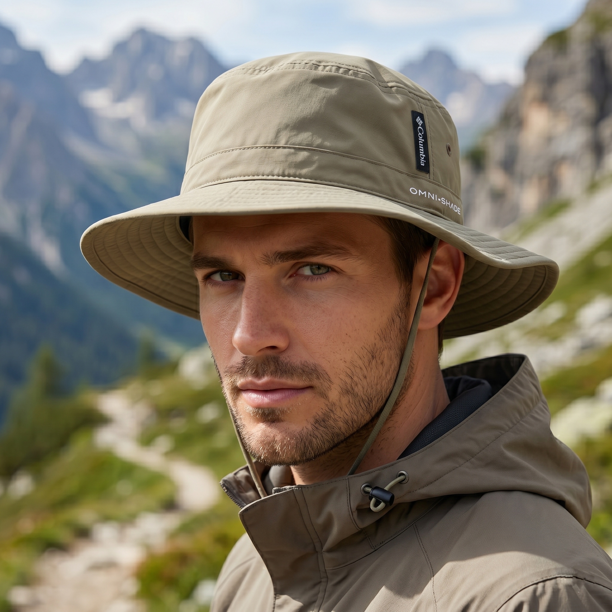 Columbia Omni-Shade Outdoor Booney Thrifted Hat – Sage Green Techwear
