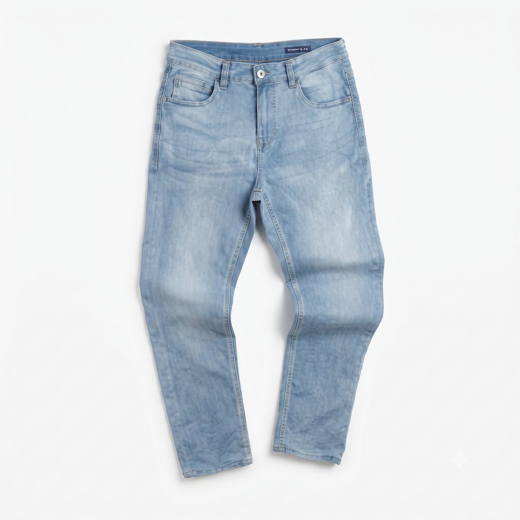 Thrifted Straight by Mc Men's Light Blue Denim Jeans 30-32 Waist/ J1021