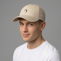 Vintage Zimzum Custom Embroidered Baseball Thrifted Cap - Beige Khaki