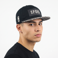 Vintage NBA San Antonio Spurs Houndstooth Pattern Brim Snapback - Size 57-59cm
