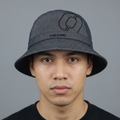 Thrifted Core Jeaning Dark Grey Denim Bucket Hat