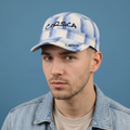 Thrifted Corsica Plaid Tartan Military Style Hat