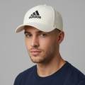 Adidas Performance Relaxed Fit Thrifted Cap - White with Black Logo