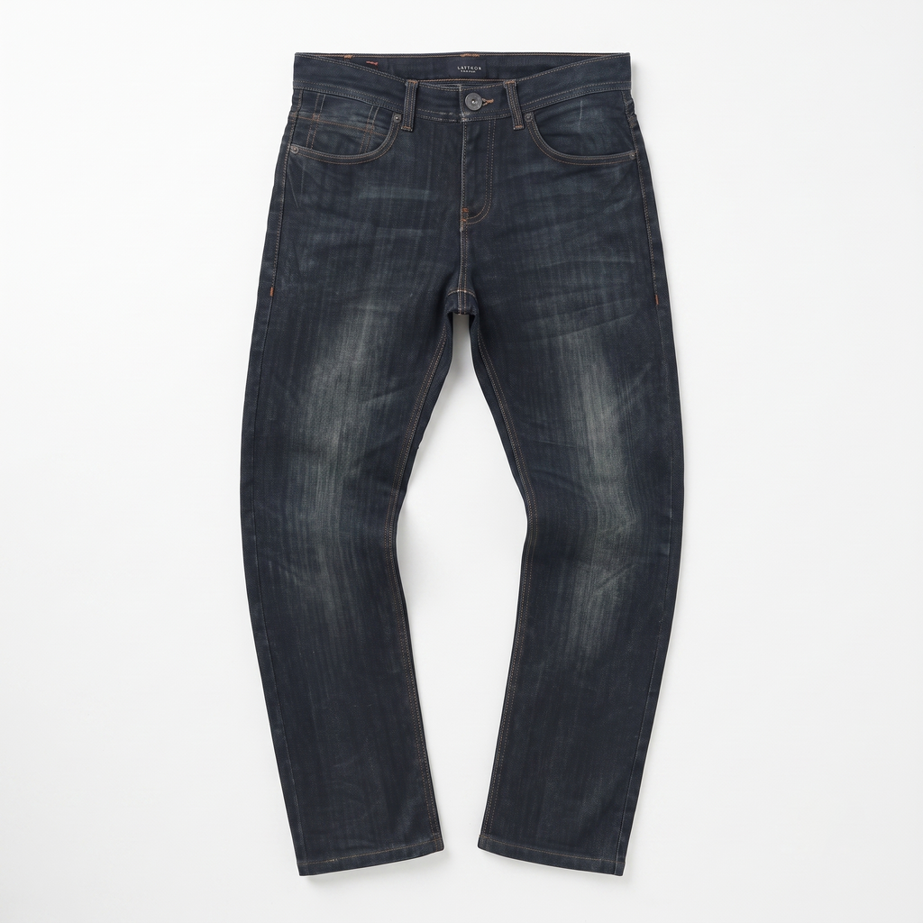 Thrifted Vintage Get Used Denim Jeans - Dark Wash Slim Fit - Size 32/ J1046