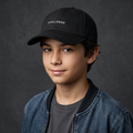 Vintage Black "CHALLENGE" Minimalist Baseball Cap - 54-56cm