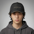 Genuine Porsche Performance Cap - Black with Tan Piping - One Size