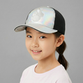 Disney Minnie Mouse Holographic Trucker Hat - Silver Iridescent Kids Cap