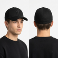 Thrifted New Era NY Yankees Triple Black Stretch Fit Cap | 10794