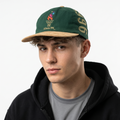 Thrifted 1996 Atlanta Olympics Green Cap | Suede Brim Strapback