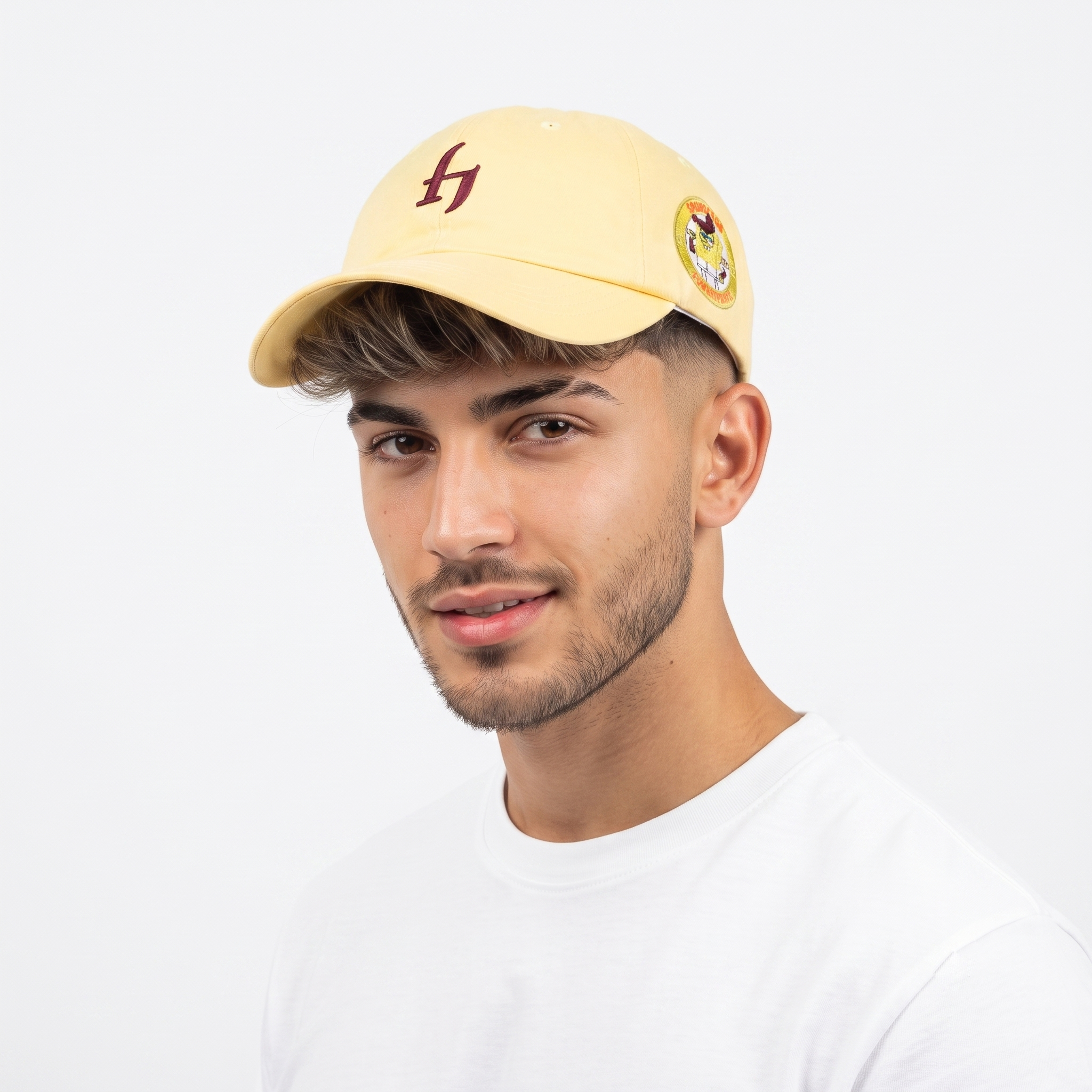 Vintage Heroes x SpongeBob SquarePants Yellow Baseball Cap - Size 58-60cm
