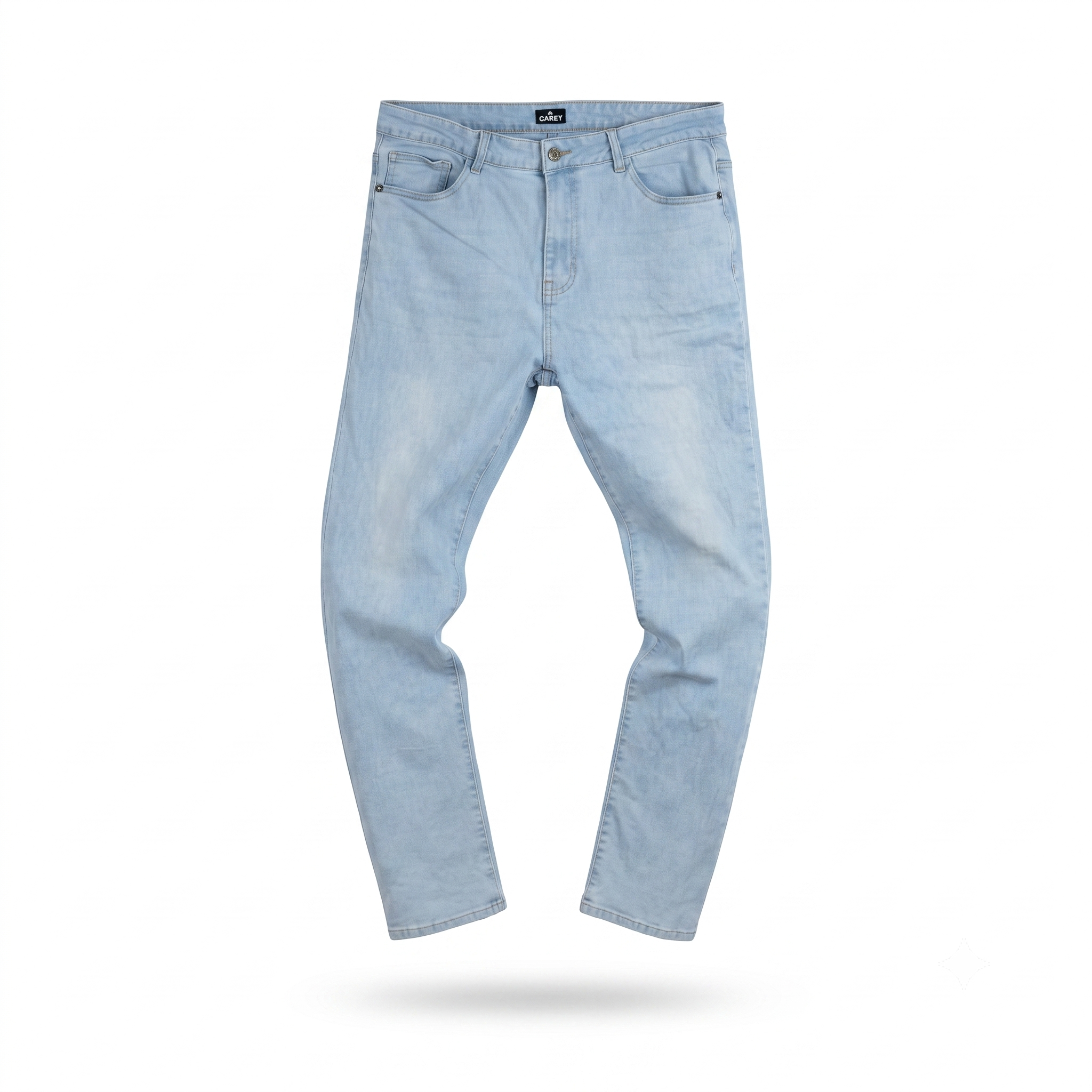 Thrifted Caret Men's Light Blue Denim Jeans 36 Waist/ J1011
