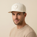 Thrifted Tomorrowland Butterfly Logo Festival Hat | 56-58cm | Beige